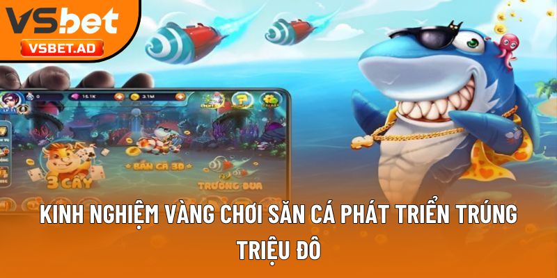 Kinh nghiệm vàng chơi săn cá phát triển trúng triệu đô